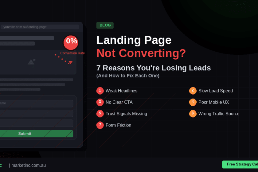 Landing Page Not Converting? 7 Reasons You're Losing Leads (And How to Fix Each One)